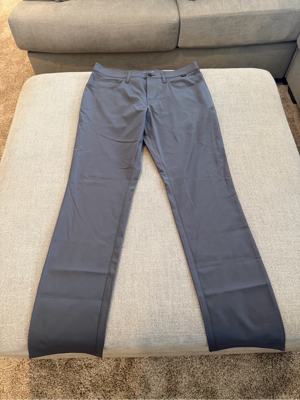 Travis Mathew Men's Charcoal Stretch Performance Pants